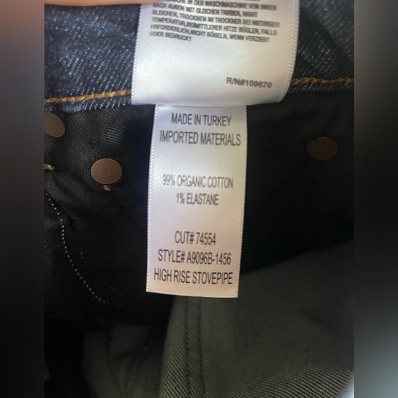 AGOLDE High Rise Stovepipe Jean in Pendulum Size 28 - Picture 7 of 9